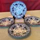 Lot de 4 assiettes  plates Creil Montereau vintage