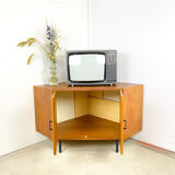 Retro corner TV cabinet