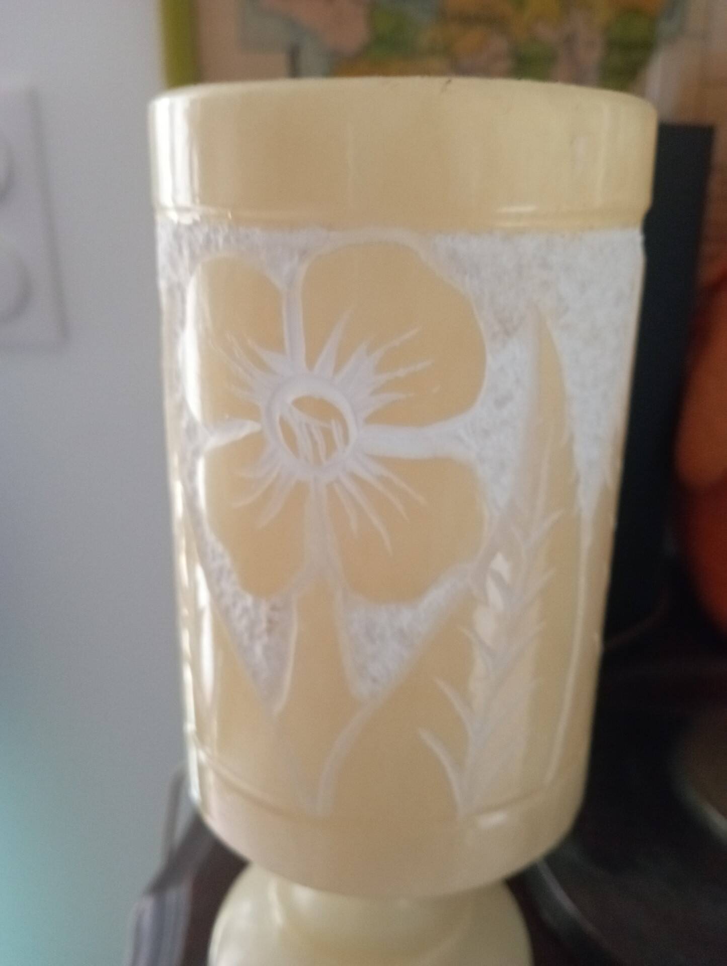 Vintage alabaster lamp