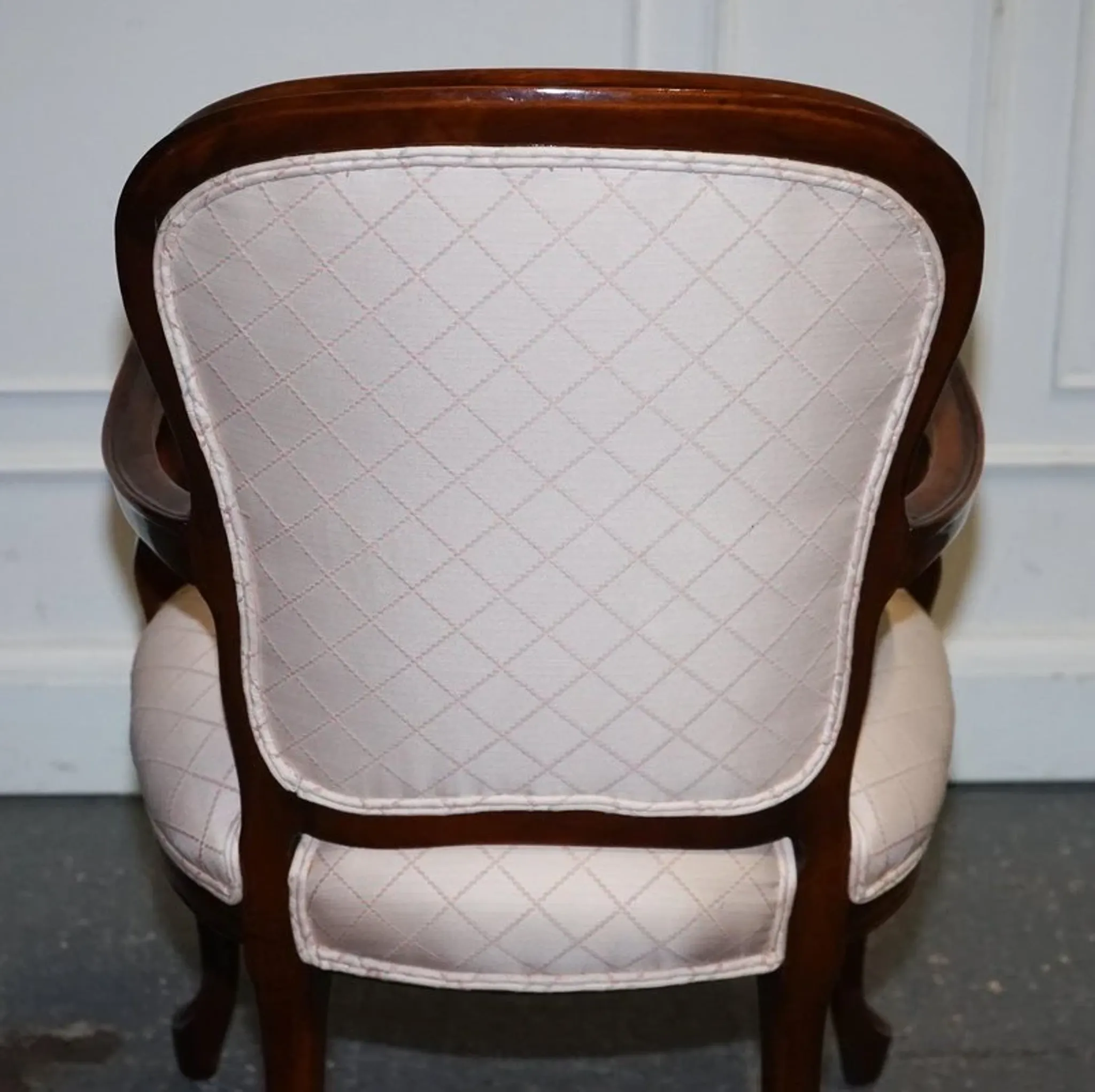 Vintage Walnut Lounge Chair, France