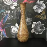 Soliflore vase in sandstone signed Baudat