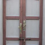 Indian door in old teak