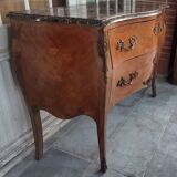 Curved chest of drawers Louis XV style