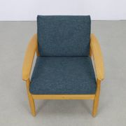 Vintage danish lounge chair, 1970s new upholstery