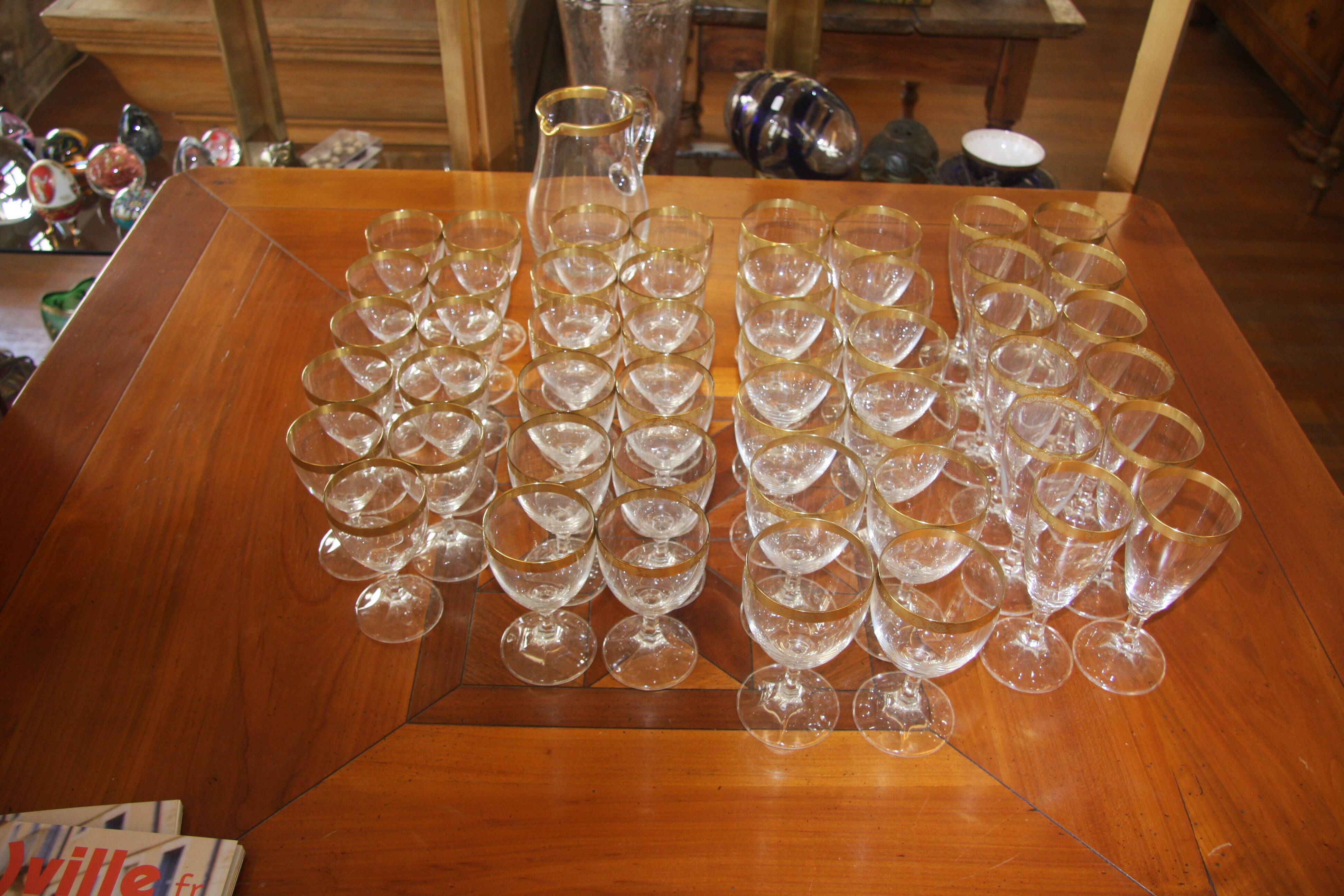 glassware set, 48 pieces
