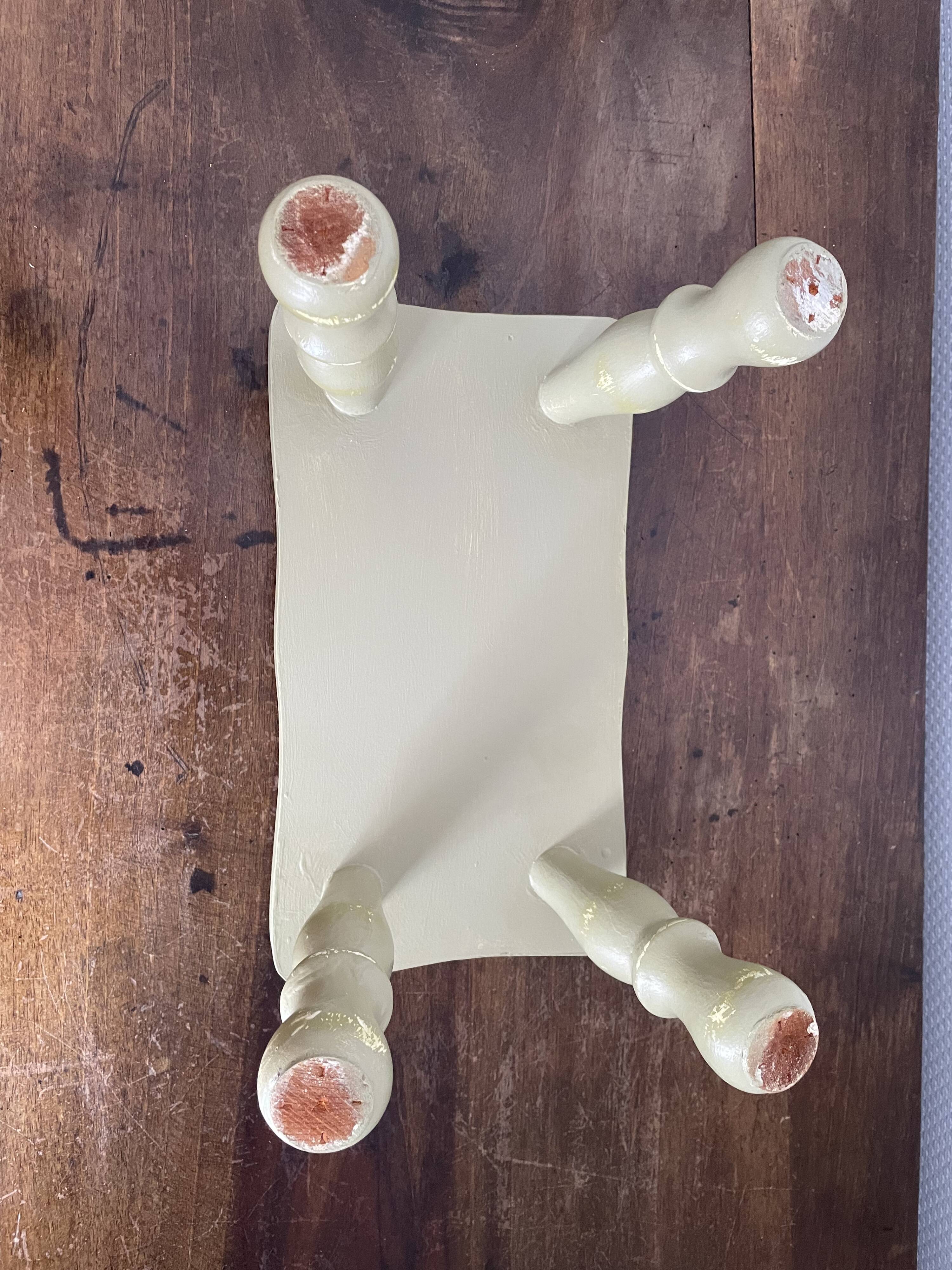 Stool with turned legs