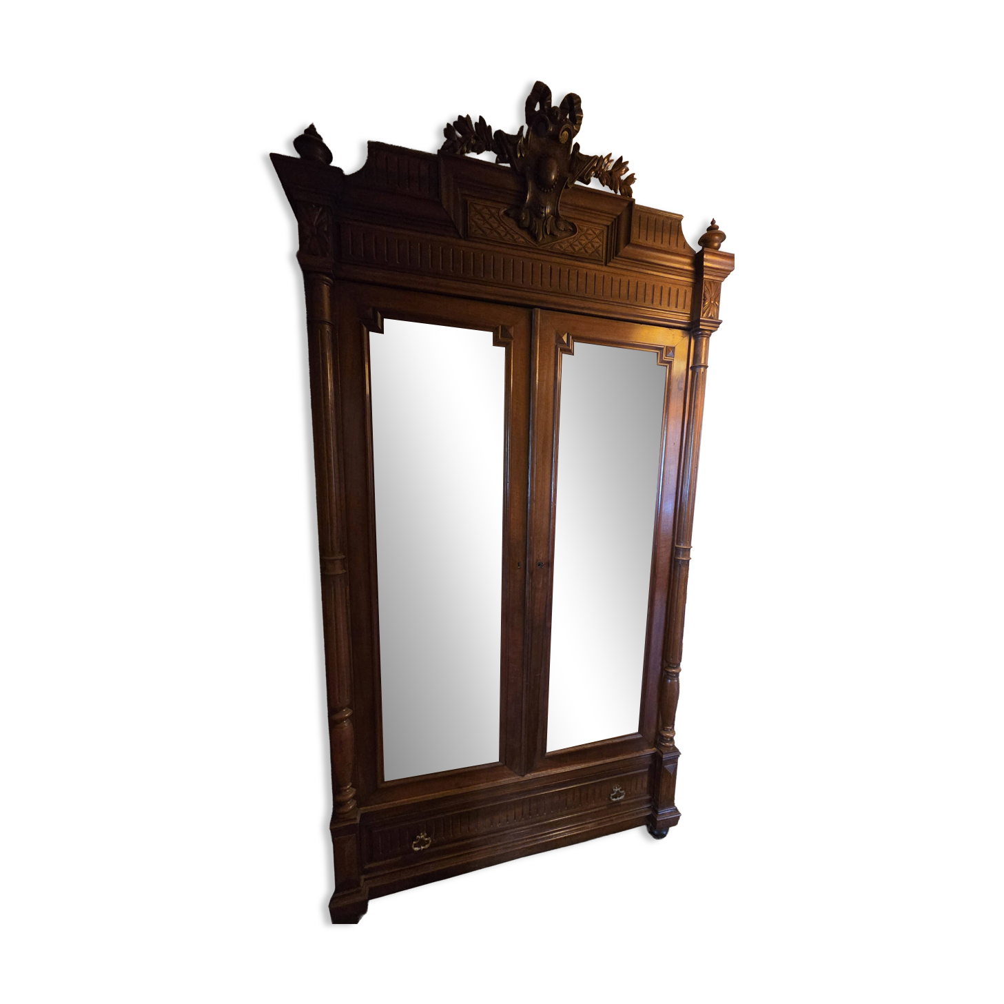 Large antique wardrobe in the style of Henri II / Neo-Renaissance – late 19th century