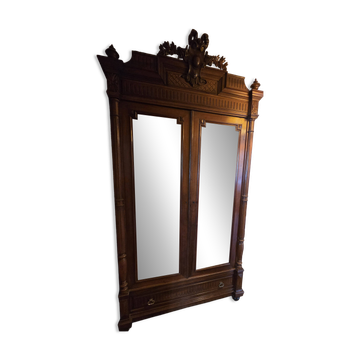 Large antique wardrobe in the style of Henri II / Neo-Renaissance – late 19th century