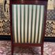 Empire Mahogany Armchair - Bergère