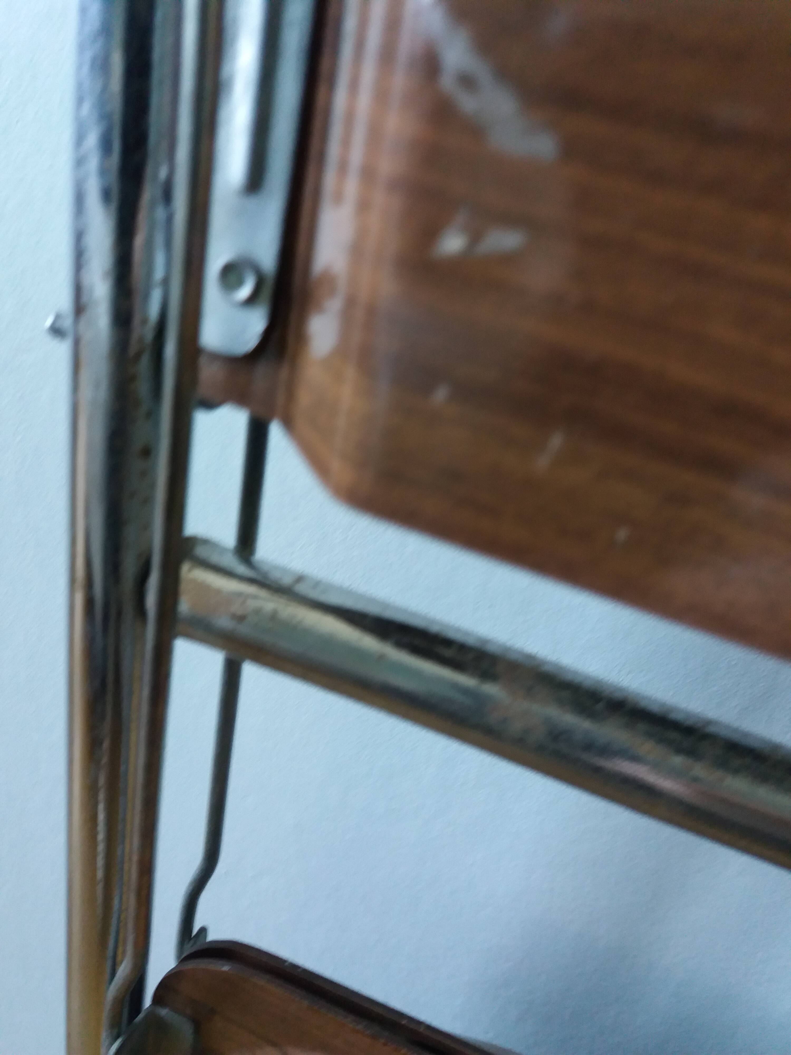 Folding trolley on wheels