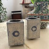Pairs of Roger capron vases Blue