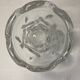 Vase glassware in molded crystal daum signed around 1960