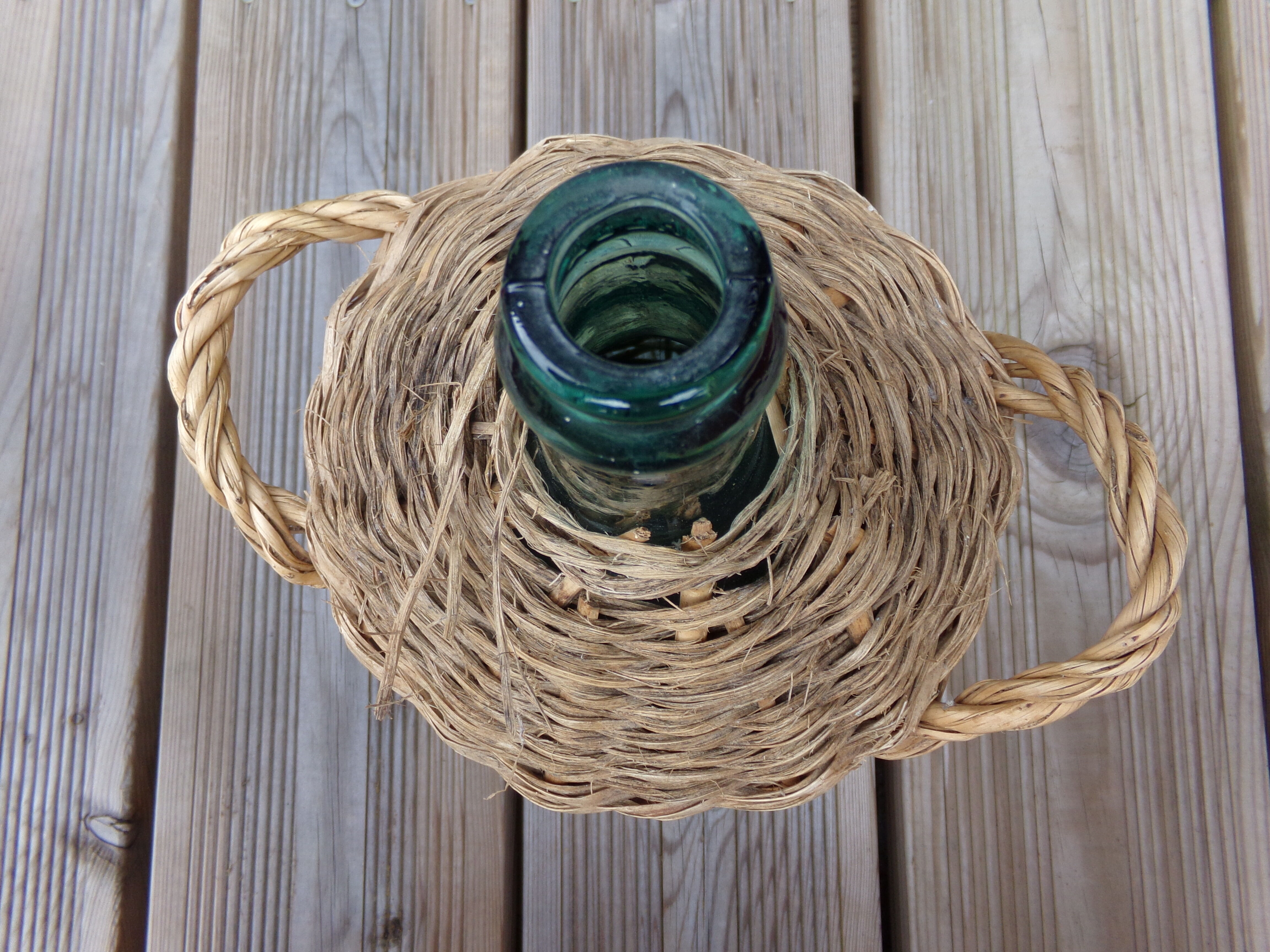 Bonbonne paillée 2 litres viresa