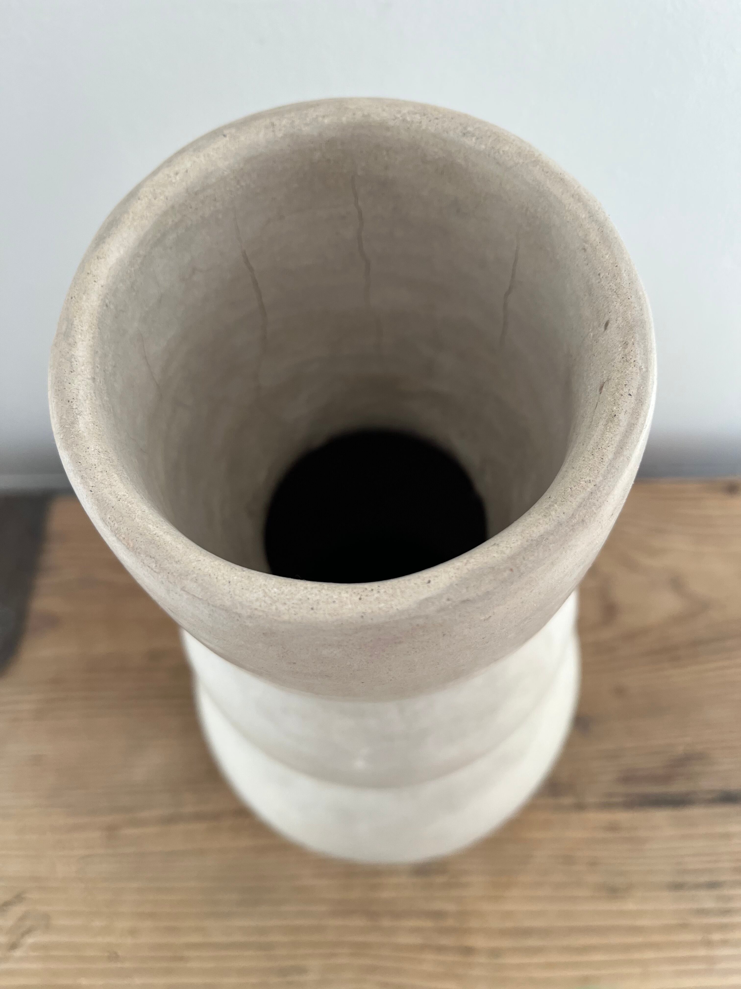 Moroccan vase tadelakt