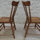 2 Chaises de style western dans leurs patines-Très bon état