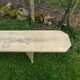 Paire de bancs vintage 3m