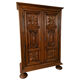 Louis XIII Walnut Carved and Moulded Wardrobe – 17th century