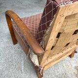 2 fauteuils art deco 1940 anciens a restaurer