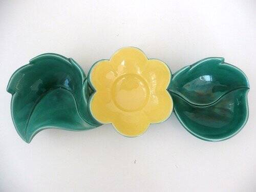 Snack plate CAB Art Ceramics of Bordeaux 1950s