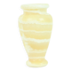 Small Vintage Vase Egyptian Marble Sinai Pearl 1980s