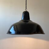 Old industrial suspension enamelled 40 cm