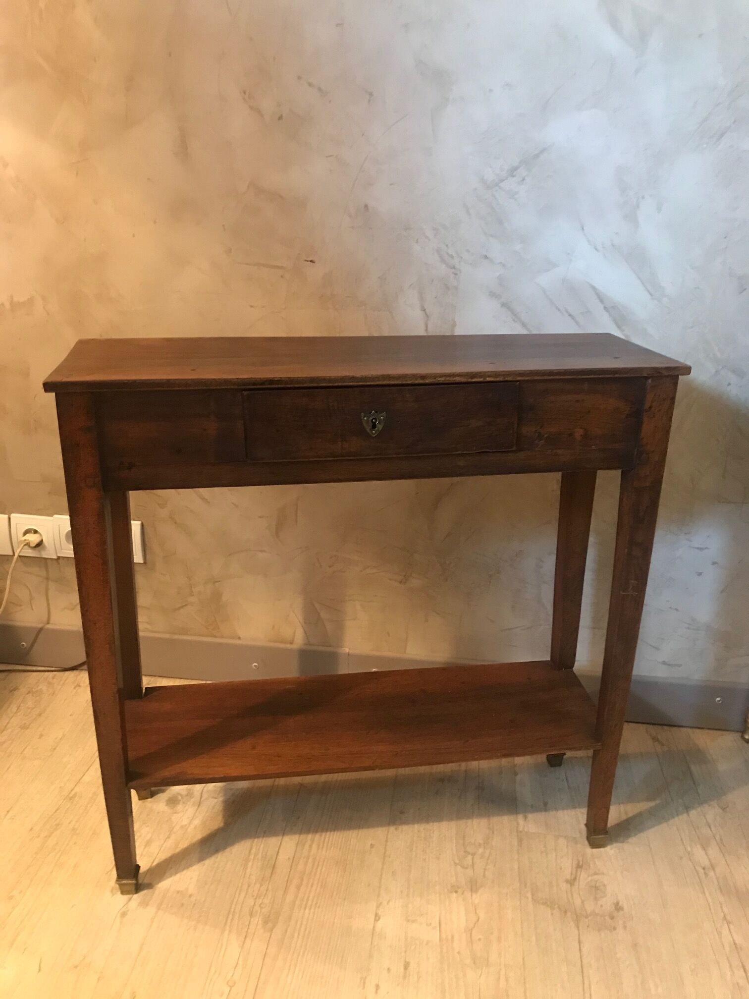 Walnut console