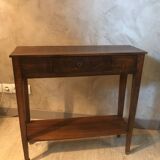 Walnut console