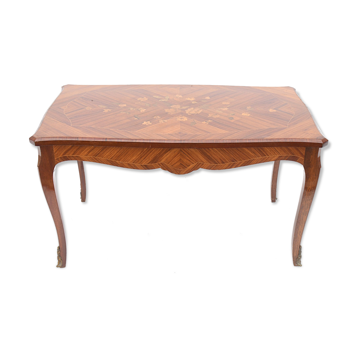 Coffee table in rosewood marquetry