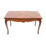 Coffee table in rosewood marquetry