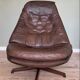 Fauteuil lounge inclinable vintage danois par Madsen & Schübel, 1970