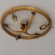 Bronze Cut Glass Ceiling Light: Mid-Century French Louis XVI Ceiling Lamp