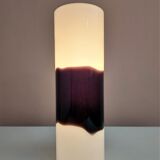 Lampe de table allemande en verre par Honsel Leuchten