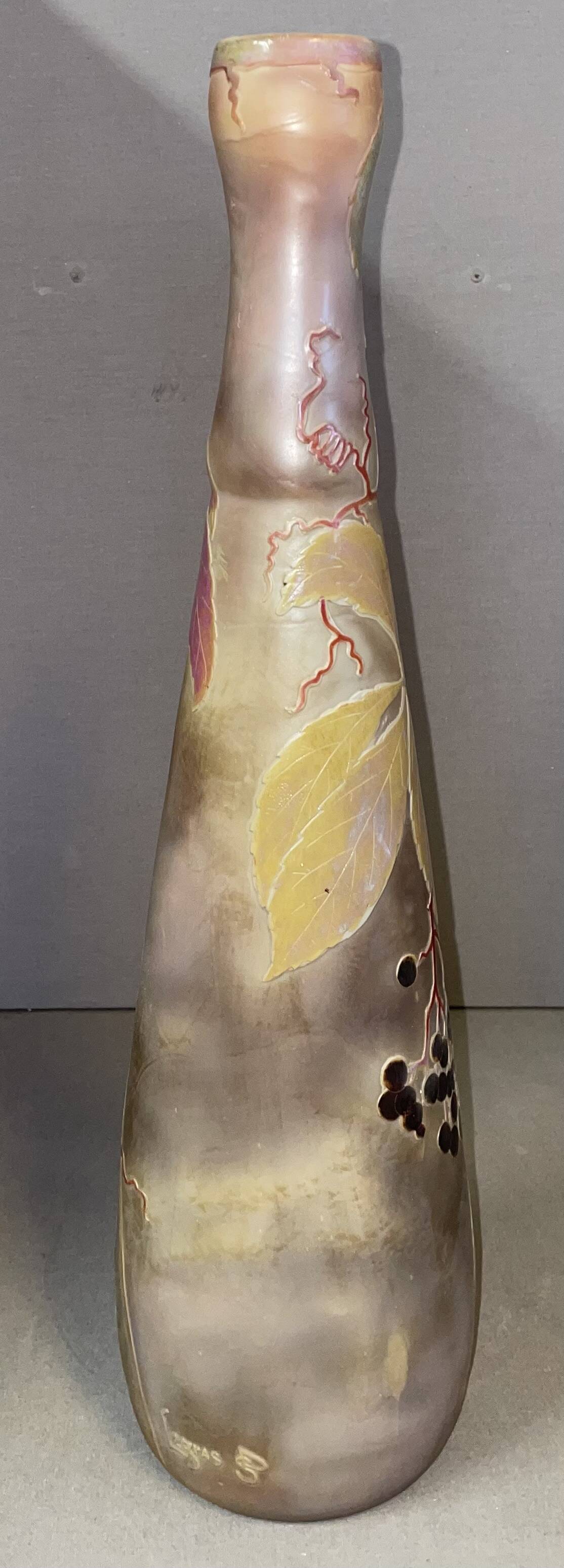 Vase Signed Legras SD circa 1910