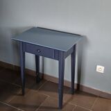 Blue painted side table