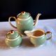 Teapot, sugar bowl and milk jug