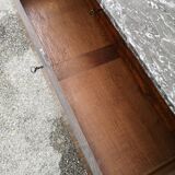 Louis Philippe burl walnut chest of drawers