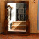 Art Deco trumeau mirror – rosewood