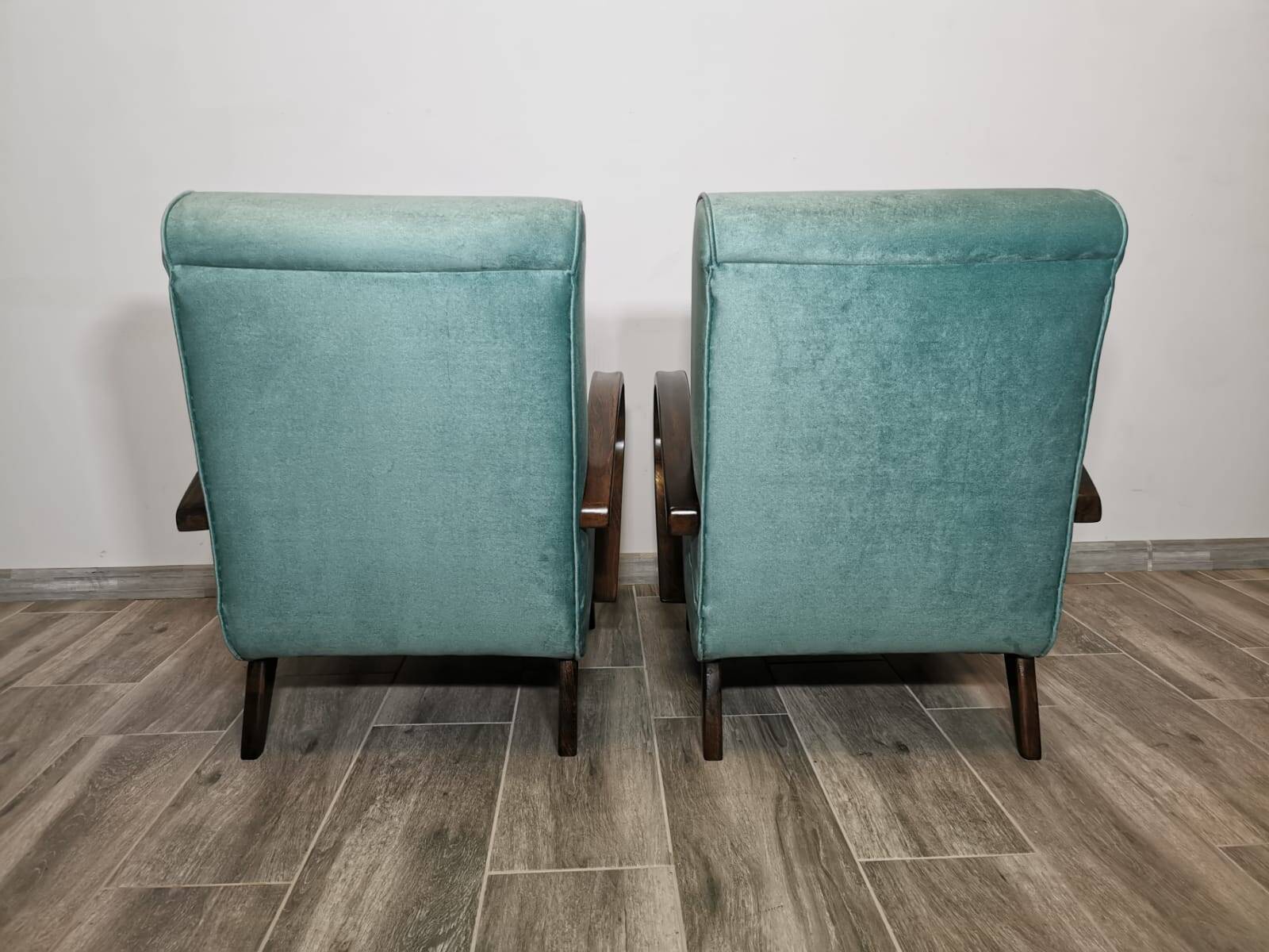 Armchairs by Jindrich Halabala, 1940s, Set of 2