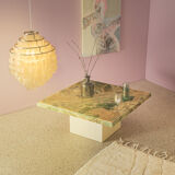 1960s onyx coffee table