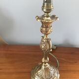 Gilded bronze lamp foot
