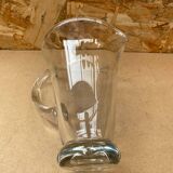 Antique Vintage Clear Blown Glass Pitcher
