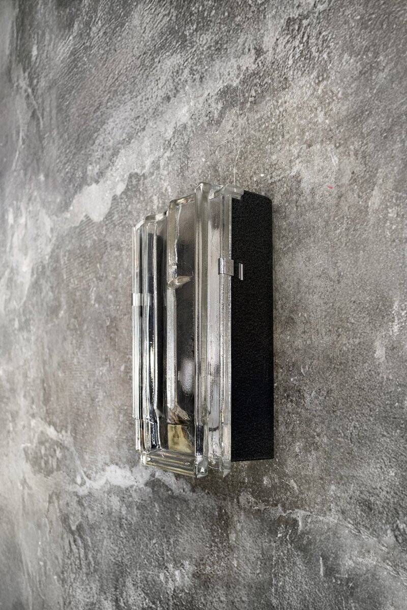 Vintage wall lamp by Fontana Arte, 1970s.