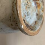 Old glazed stoneware vase