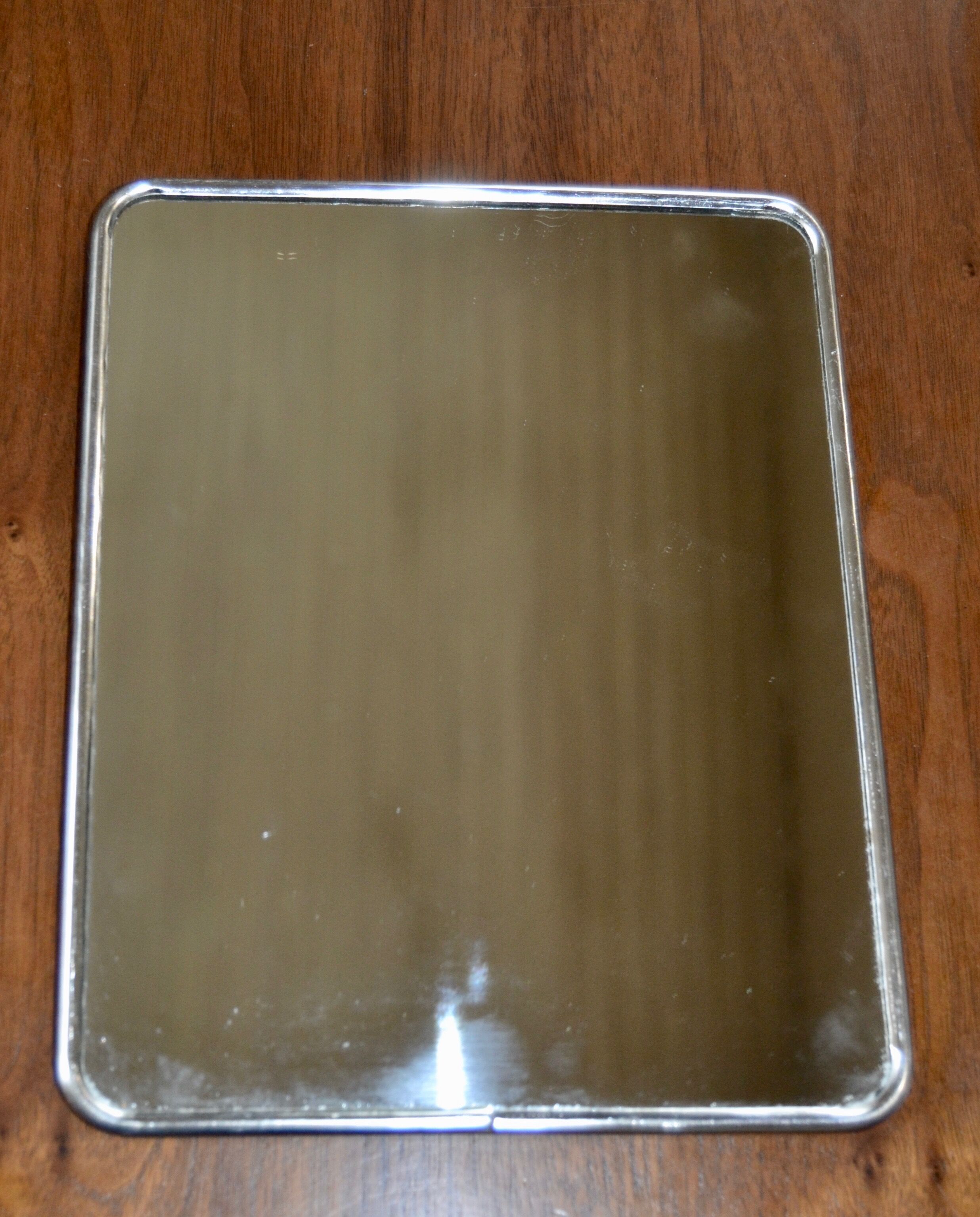 Mirror of barber to ask or to suspend 22,3X17,9 cm