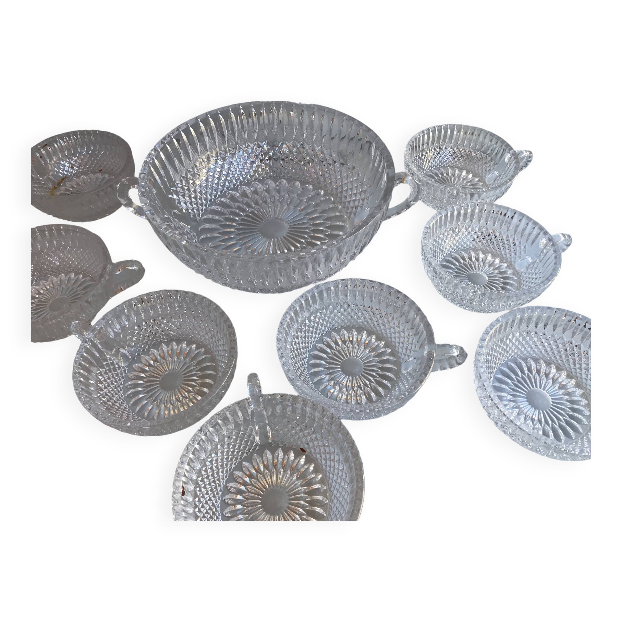 Saint Louis Crystal Punch Set