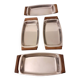 Stainless steel dishes