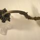 Bronze swan neck wall light 1900