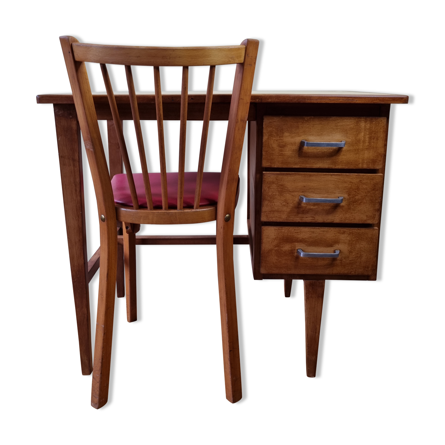 Baumann chair set and desk 50s-60s