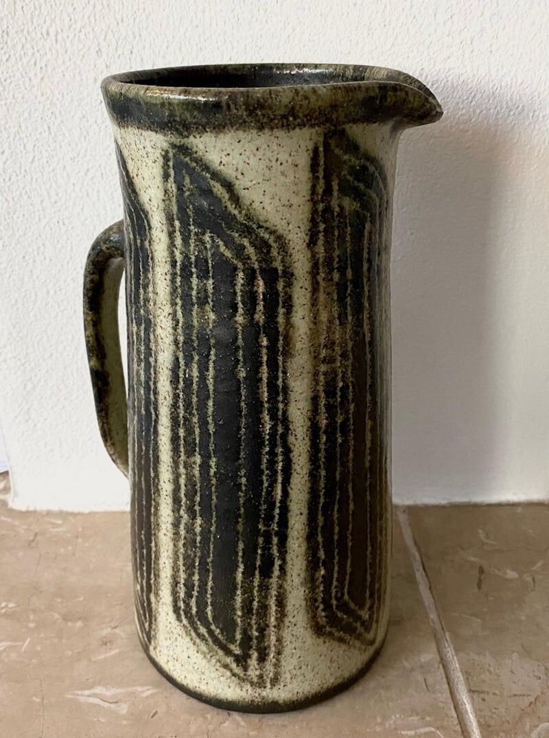 Mid Century Modern Ceramic Pitcher, Vase By Han Cornelissen