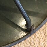 Vintage dark green metal bistro set